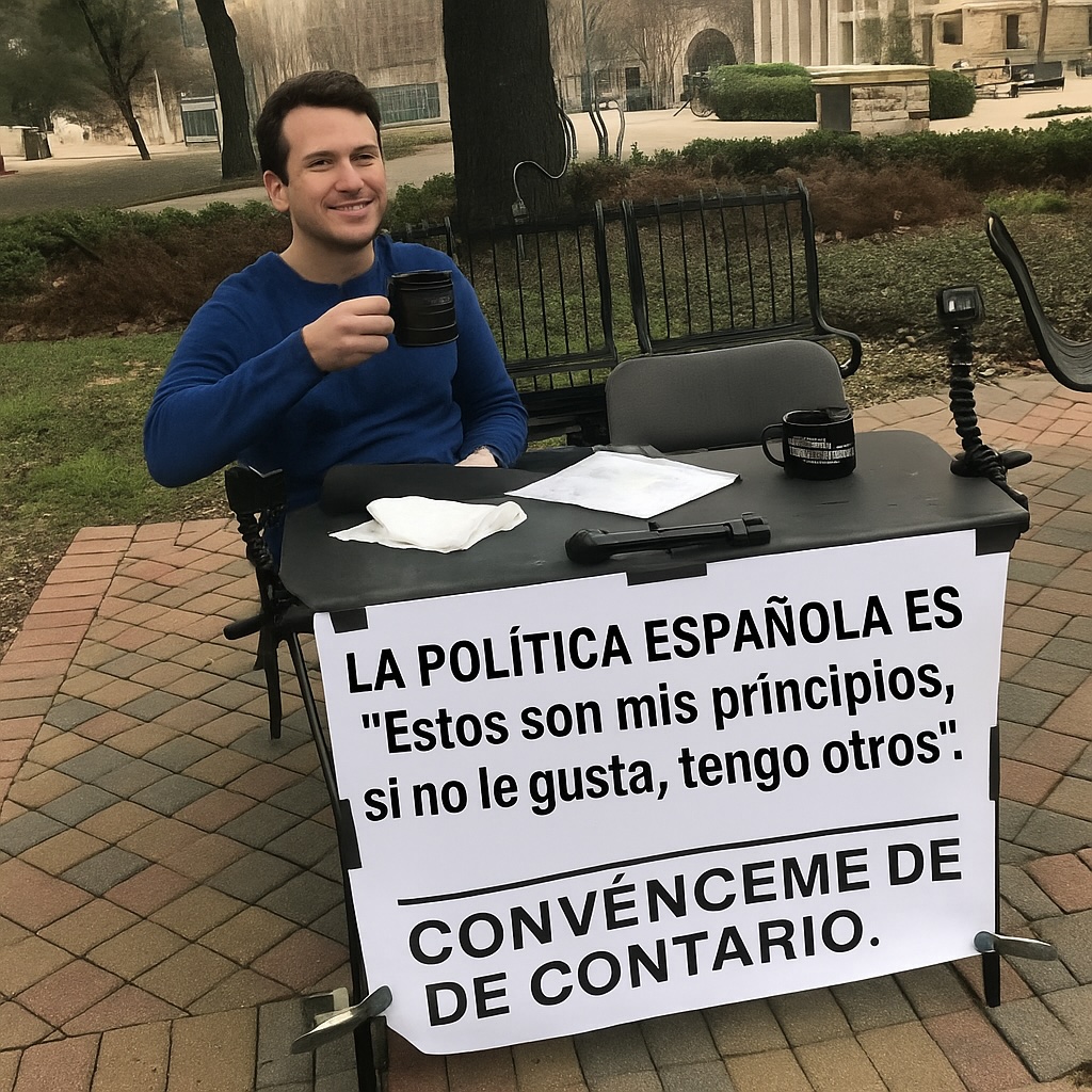 Estos son mis principios, si no les gusta, tengo otros.